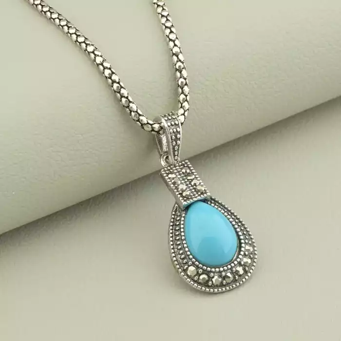 🏷️️ Підвіска Бірюза 44 см. ss_101187