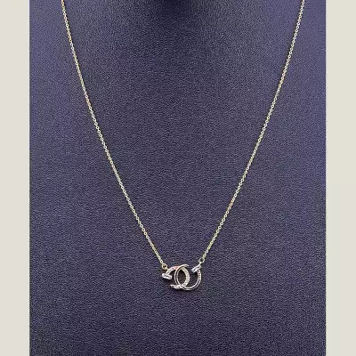 🏷️️ Підвіска Xuping Фіаніт 45 см (позолота 18к) F-76619