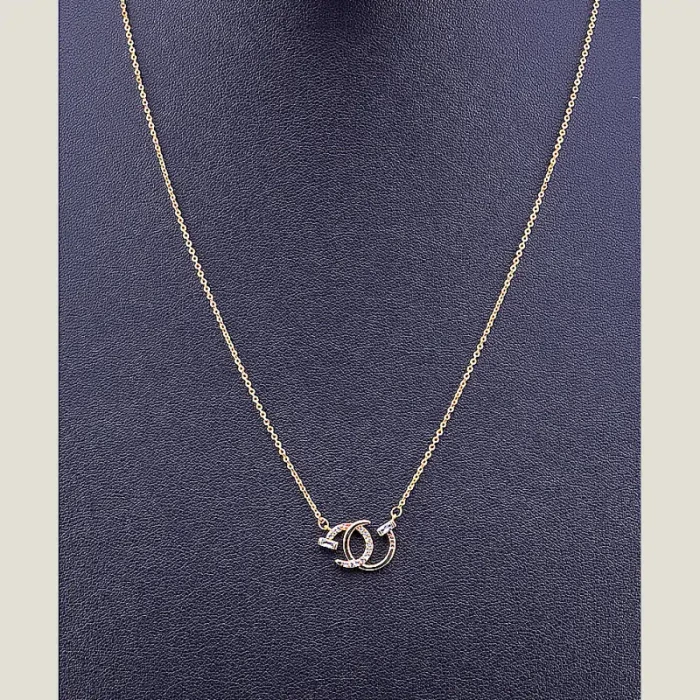 🏷️️ Підвіска Xuping Фіаніт 45 см (позолота 18к) ss_76619