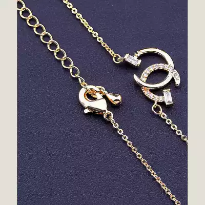 🏷️️ Підвіска Xuping Фіаніт 45 см (позолота 18к) F-76619