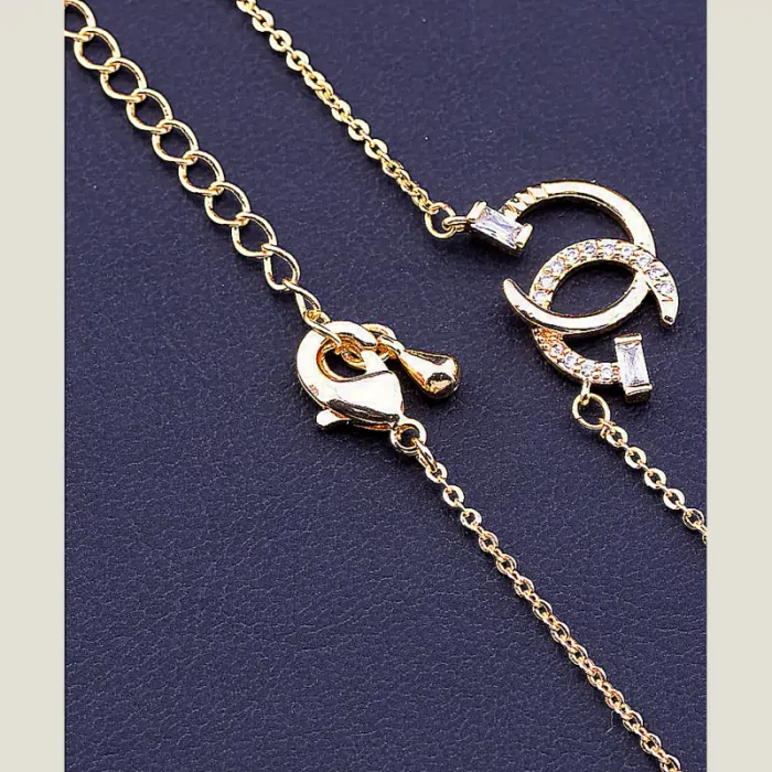 🏷️️ Підвіска Xuping Фіаніт 45 см (позолота 18к) ss_76619