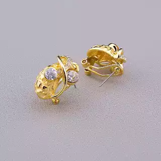 Сережки з італійською застібкою Fashion Сrystal