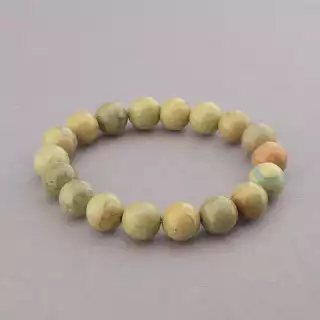 Браслет резинка Яшма 18 см