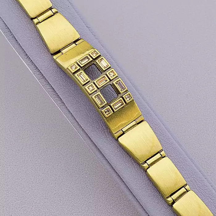 🏷️️ Браслет складний Abella Сrystal 18 см ss_77709