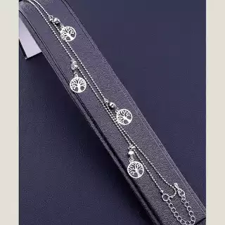 Браслет з карабіном Сrystal FJ 17 см