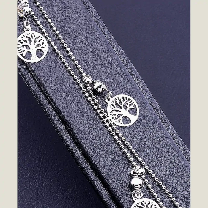 🏷️️ Браслет з карабіном Сrystal FJ 17 см ss_78212