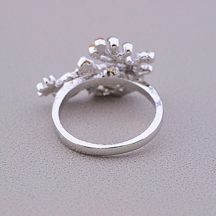 🏷️️ Каблучка маска Сrystal (родій) ss_42912