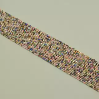 Намистини Самоцвіти 39 см. 2 мм. на нитці (натуральне каміння, без застібки)