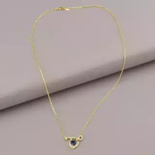 Підвіска Xuping Фіаніт 45 см (позолота 18к)