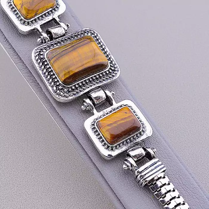 🏷️️ Браслет Тигрове око 18 см ss_80198