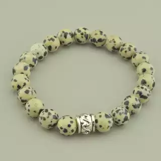 Браслет резинка Яшма 18 см.