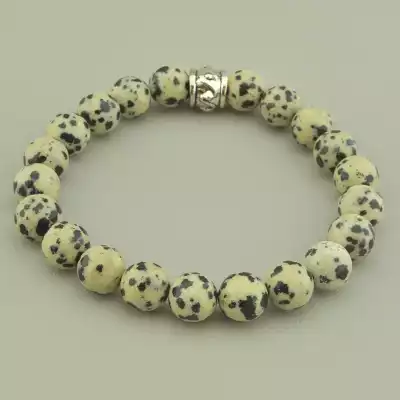 🏷️️ Браслет резинка Яшма 18 см. F-97518