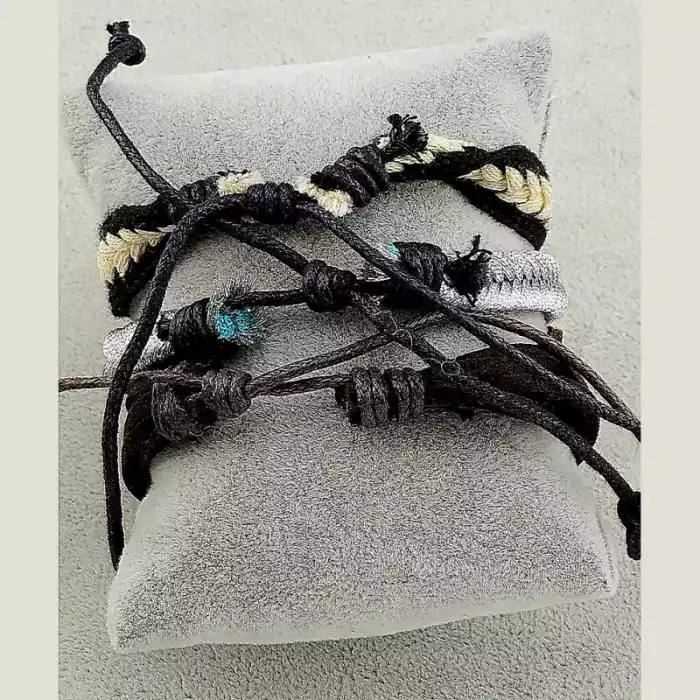 🏷️️ Браслет шамбала екошкіра 17 см ss_30187