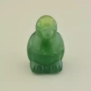 Мінерал Флюорит Пінгвін (40х25 мм, зелений)