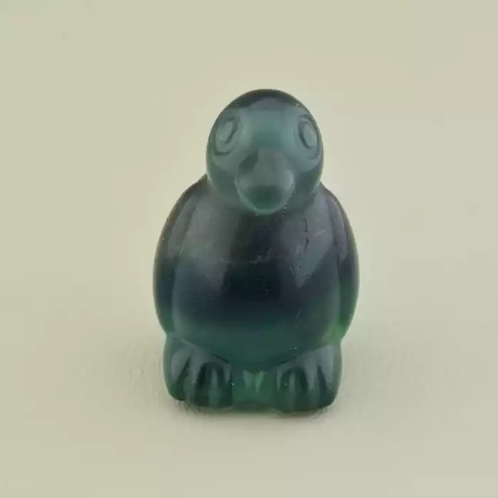 🏷️️ Мінерал Флюорит Пінгвін (40х25 мм, зелений) ss_105086