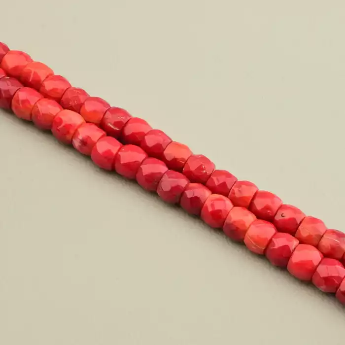 🏷️️ Намистини Корал 44 см (без застібки) F-105499