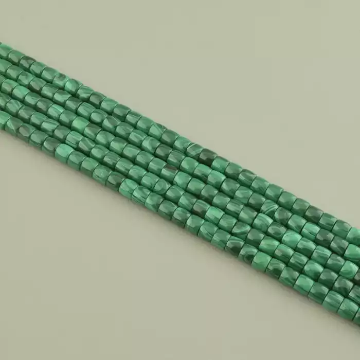 🏷️️ Намистини Малахіт 39 см (без застібки) F-106003