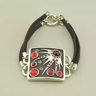 Браслет петля Abella Фіаніт 19 см.