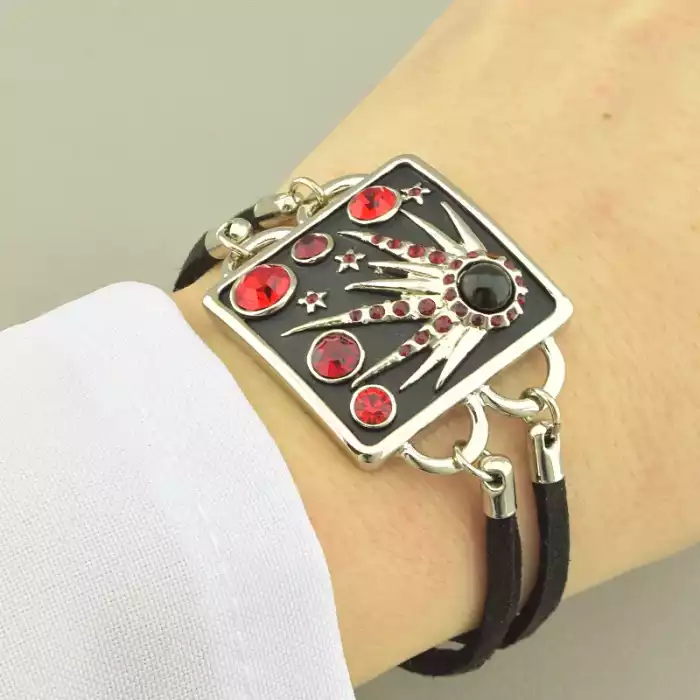 🏷️️ Браслет петля Abella Фіаніт 19 см. ss_98303