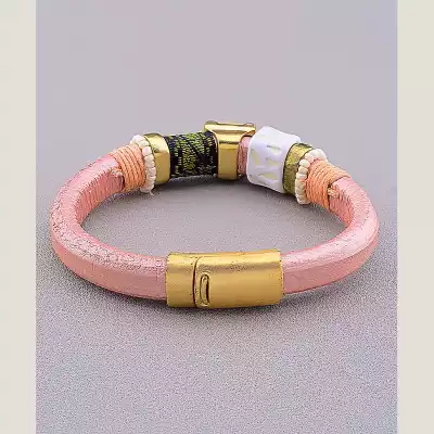 🏷️️ Браслет з магнітною застібкою Гіпоалергенний сплав 17 см F-12247