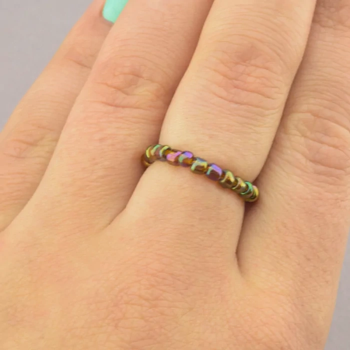 🏷️️ Каблучка Бісер ss_84816