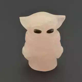 Йода Рожевий кварц 45х35