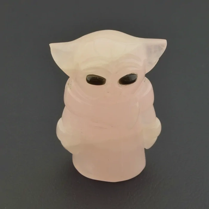 Йода Рожевий кварц 45х35 ss_100669 ss_100669