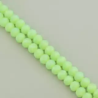 Намистини Чеський кришталь 42 см. 8 мм. (без застібки) на нитці з гранями