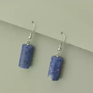 Сережки петля Содалит 40х10