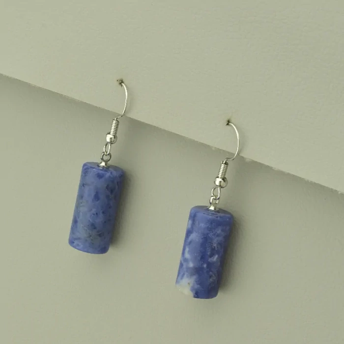 Сережки Содалит 40х10 ss_102808 ss_102808