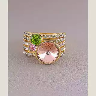 Каблучка Сrystal (позолота 18к)