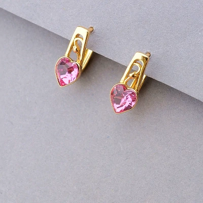 Сережки XUPING Swarovski (позолота 18к)