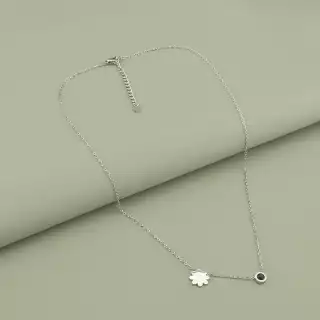 Підвіска Xuping Фіаніт 46 см (родій)