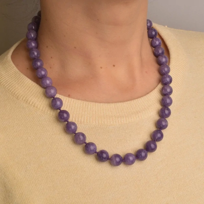 🏷️️ Намисто Чароит 46 см ss_79260