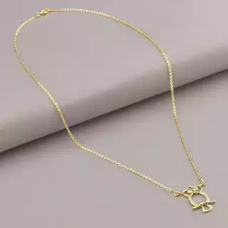 Підвіска Xuping Фіаніт 43 см (позолота 18к)