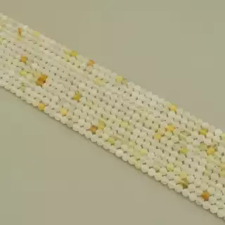 Намистини Кварц 39 см. 4,5мм. на нитці (натуральне каміння, без застібки)
