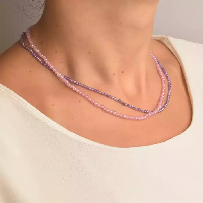 🏷️️ Підвіска Циркон срібло (925 проба) 40 см. ss_89974