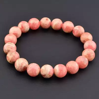Браслет на резинці Родохрозит 18 см