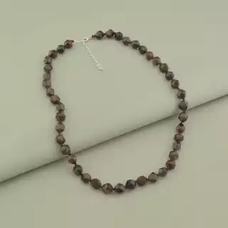 Намисто Гранат срібло 925 проба 45 см.