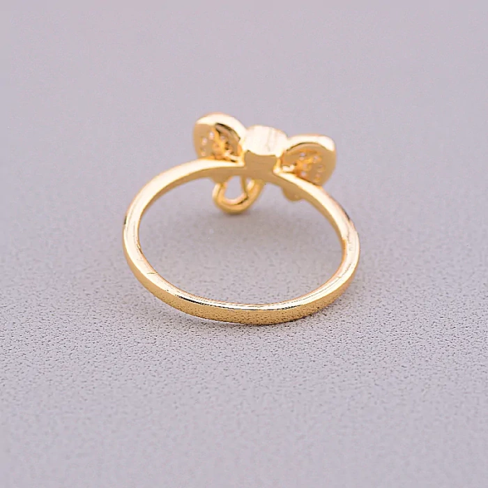 🏷️️ Каблучка слон Xuping Фіаніт (позолота 18к) ss_60240