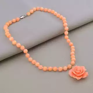 Намисто Агат, полімерна глина 45 см