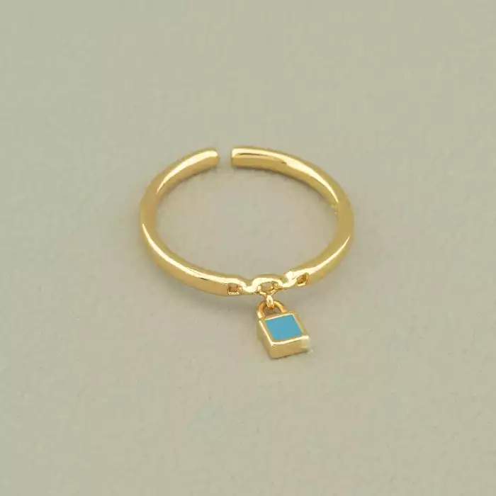 🏷️️ Каблучка Xuping Емаль (позолота 18к, розмір регулюється) ss_99613