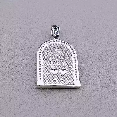 🏷️️ Ладанка Свята Ольга Xuping Фіаніт (родій) F-83025