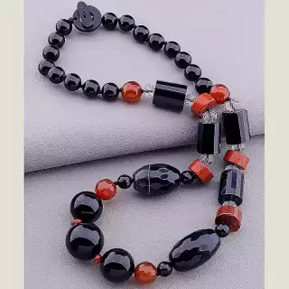 Намисто Агат, Сердолік 55 см