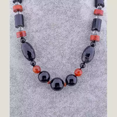 🏷️️ Намисто Агат, Сердолік 55 см F-52276