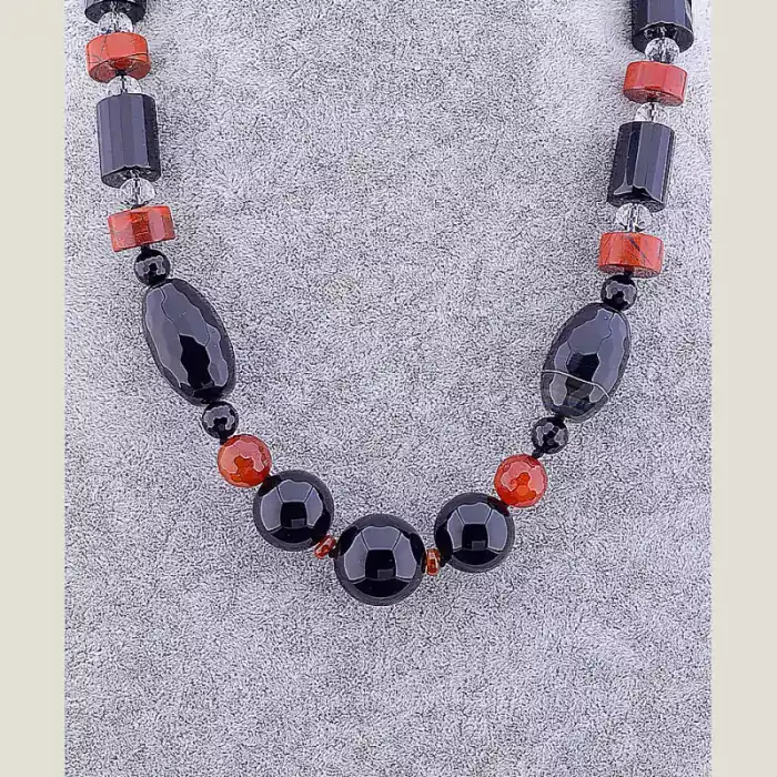 🏷️️ Намисто Агат, Сердолік 55 см ss_52276