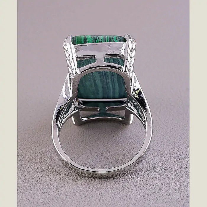 🏷️️ Перстень Малахіт Pataya ss_75398