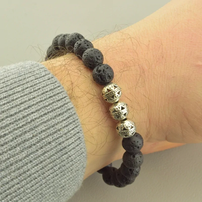 🏷️️ Браслет резинка Лава 22 см. ss_101689