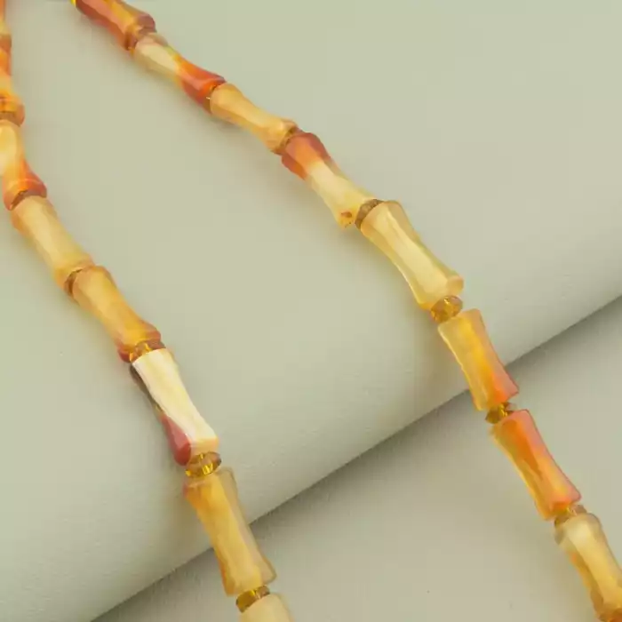 🏷️️ Намисто Сердолік 42 см. ss_103014