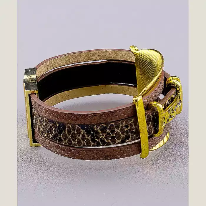 🏷️️ Браслет з магнітною застібкою 19 см шкірозамінник ss_18475